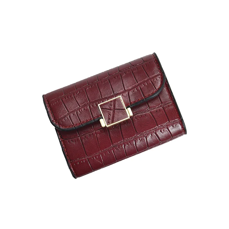 

The new fashion European and American retro thin small money clip card credit card cover Wallet for women, Customized color