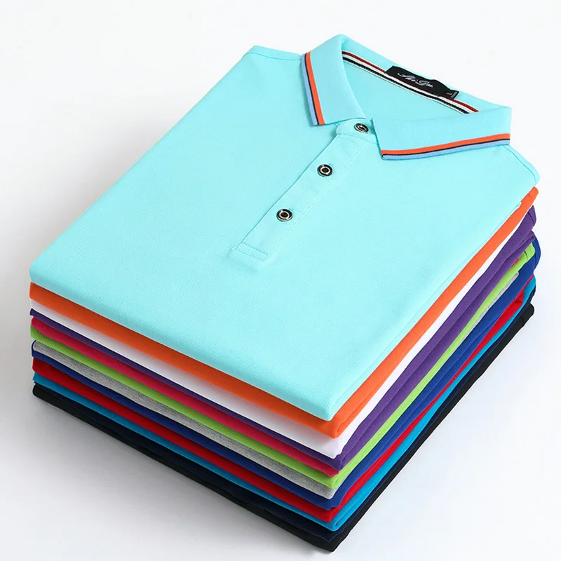 

Free samples of high quality printed embroidery men polo shirt with custom logo
