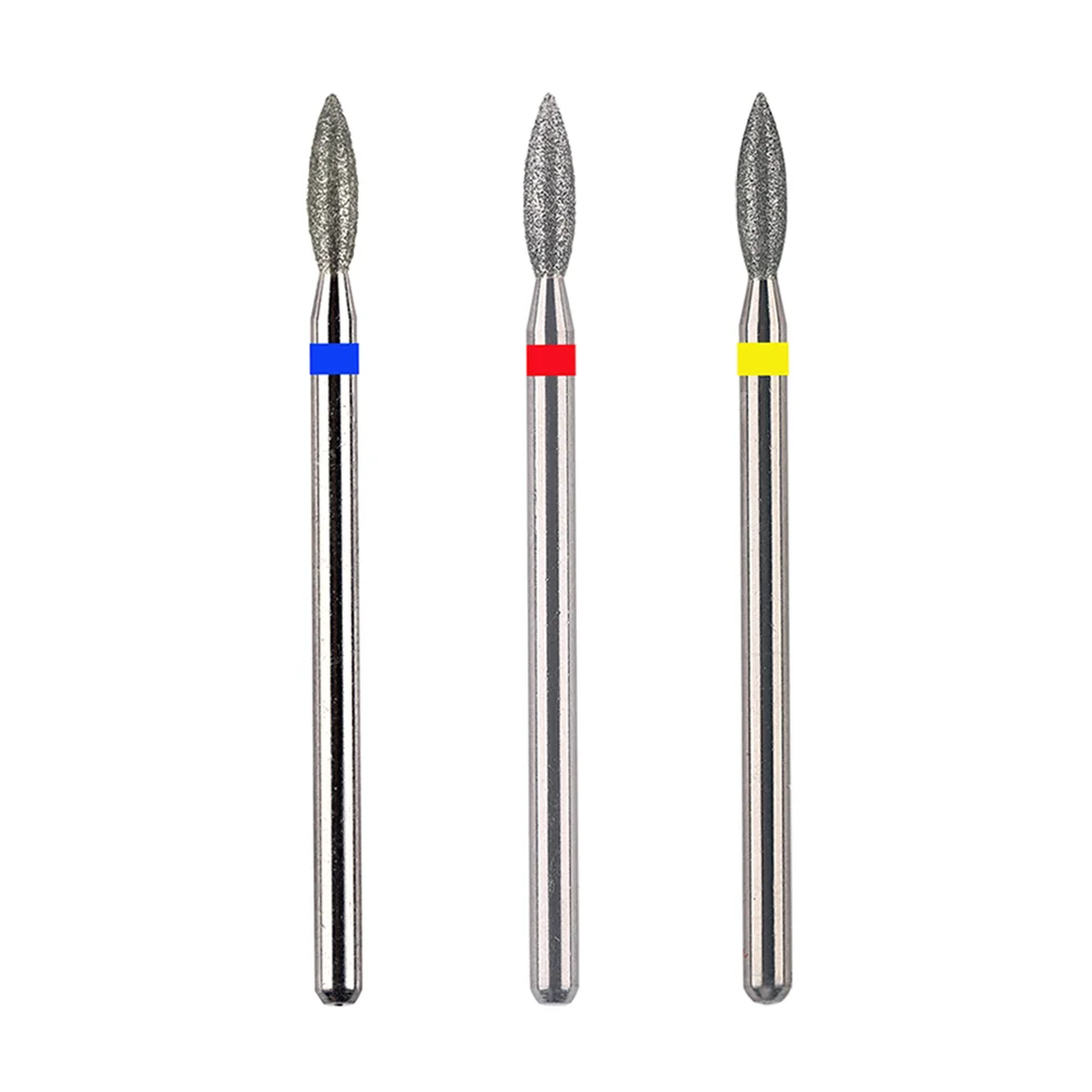 

Professional Polish Rotary Burr Files Tools Clean Diamond Tungsten Nail Cuticle Drill Bit