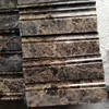 Dark emperador marble border brown color with competitive rate