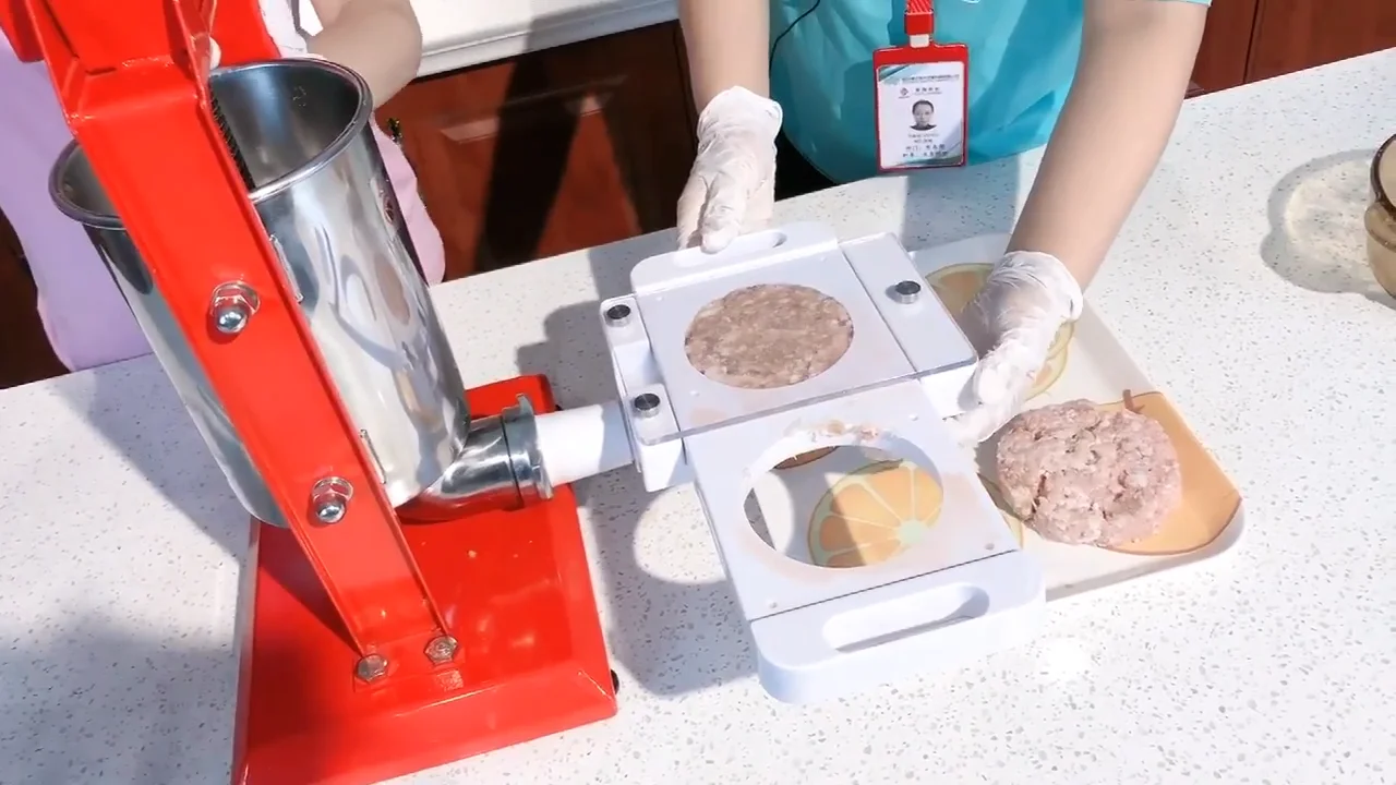 Meat Grinder Sausage Stuffer Attachment Plastic Hamburger Press Maker
