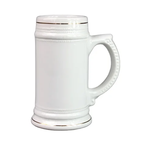 

Custom logo wholesale large beer cup bar retail 650ml cheap clear glass beer mugs with handle