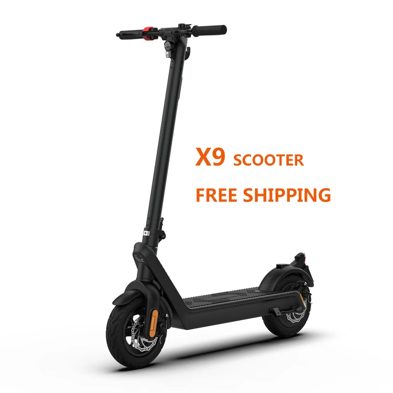 

Free Shipping X9 PLUS 2021 New USA Europe Warehouse Long Range Powerful Adult Electric Scooters With 36v/15.6Ah Battery