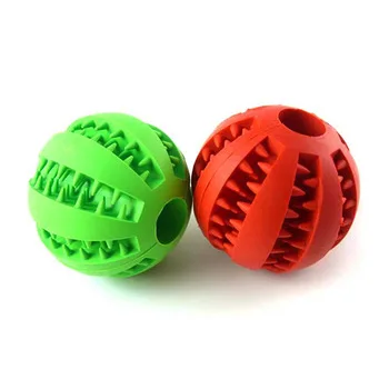 

drop shipping Pet Dog Toys Extra-tough Rubber Ball Toy Funny Interactive Elasticity Ball Dog Chew Toys For Dog Tooth Cleaning Ba