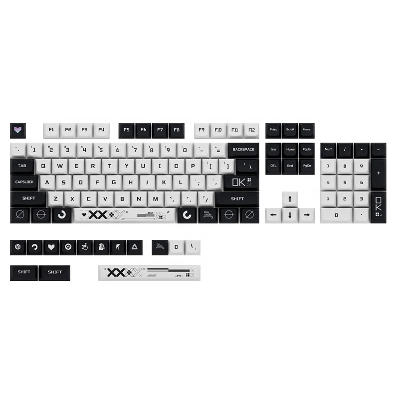 

Factory Wholesale All Kinds Of Material Mechanical Keyboard Sublimation Oem Xda Height Cherry Single And Set Pbt Blank Keycap