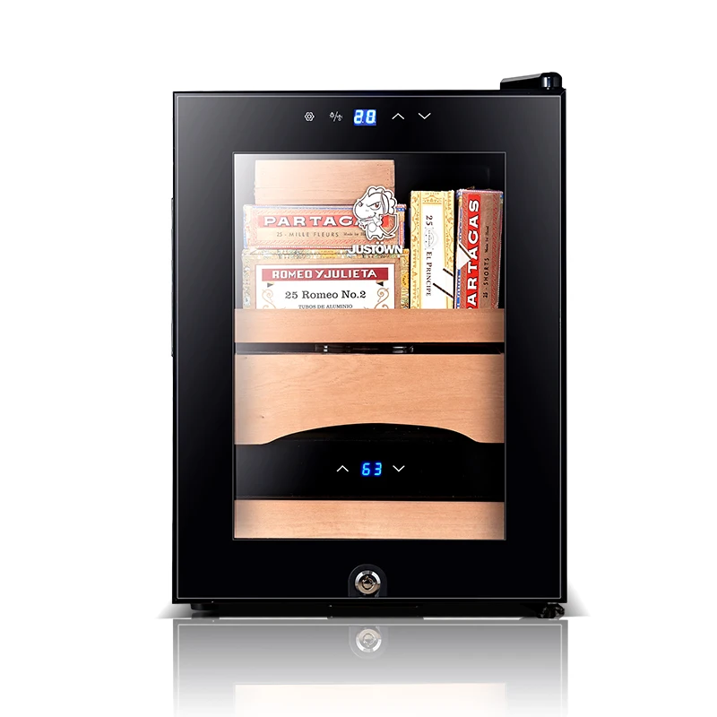 
Cigar Humidor Electric Constant control Humidity Cabinet Cooler Wooden cedar spain desktop gift custom 