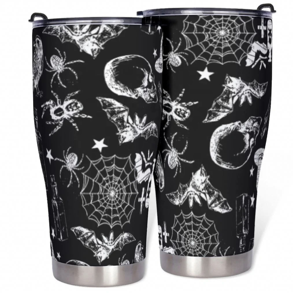 

Top Quality White Sublimation Custom Halloween Monster Car Cup Cups With Logo