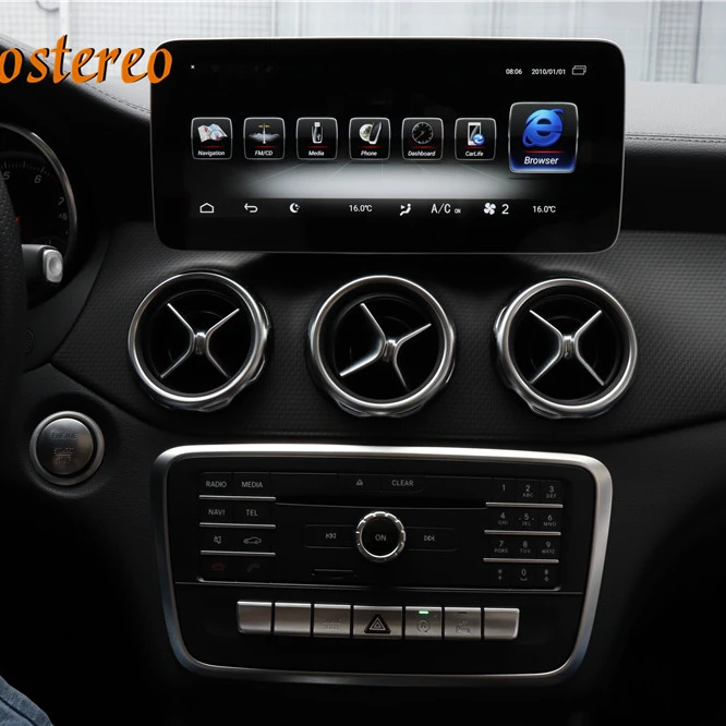 

Android 10.0 For Mercede Benz CLA GLA A Class W176 2013-2019 Car Multimedia player displayAuto Radio car GPS Navigation Headunit