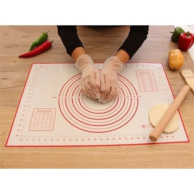 

Kitchen Mass Customized Temperature Resistant Nonstick Silicone Baking Mat for Pastry Rolling