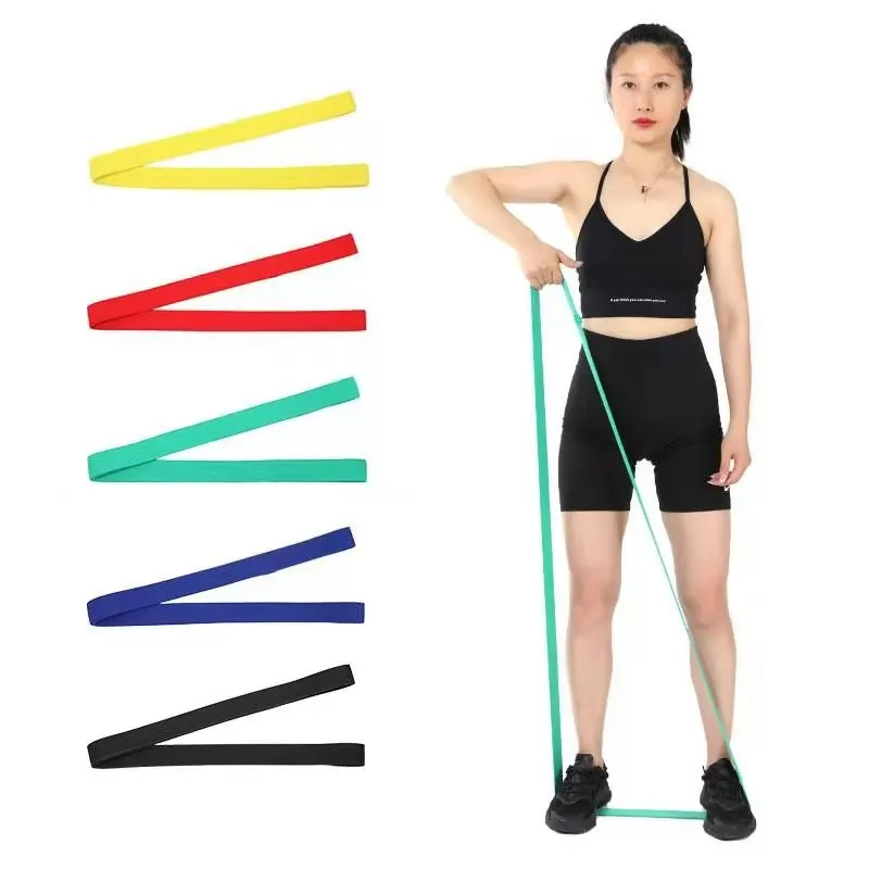 

NATUDON Gym Training Hip Glute Long Fabric Resistance Band Hanhong Pull Up For Working Out, Black/red/yellow/green/blue