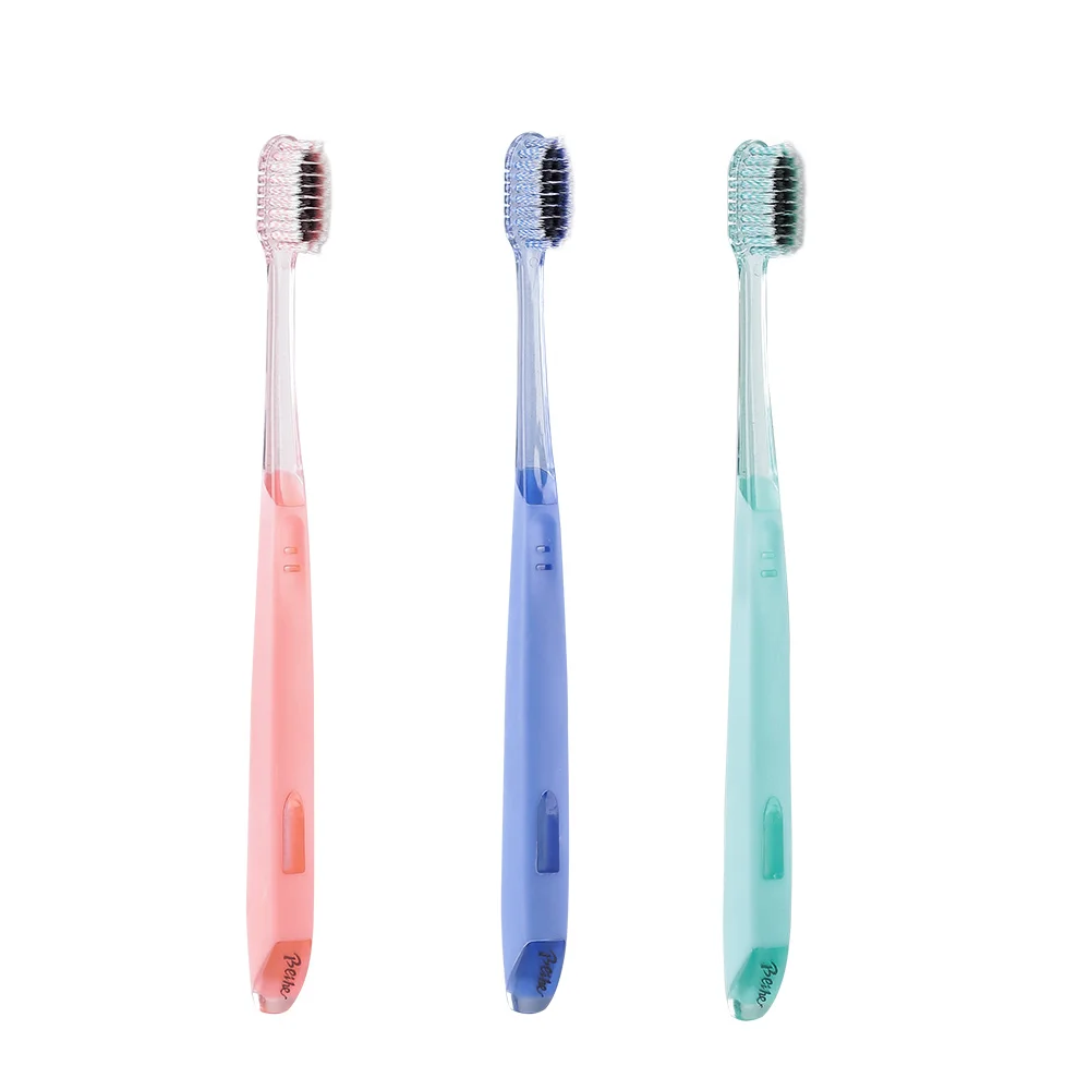 

Hot Sale Custom Logo Label 100% Natural Organic Eco Plastic Toothbrush