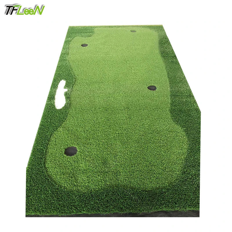 

Portable golf turf mat artificial grass customized golf putting mat 1.5m*3m for practice