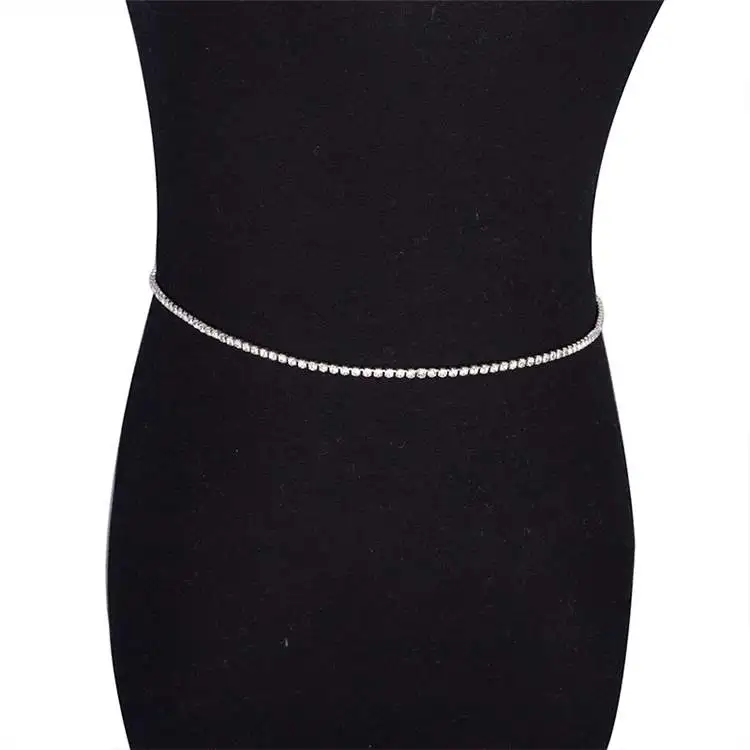 

Wholesale Fashion Sexy Crystal Chain Belly Rhinestone Waist Chains High Quality