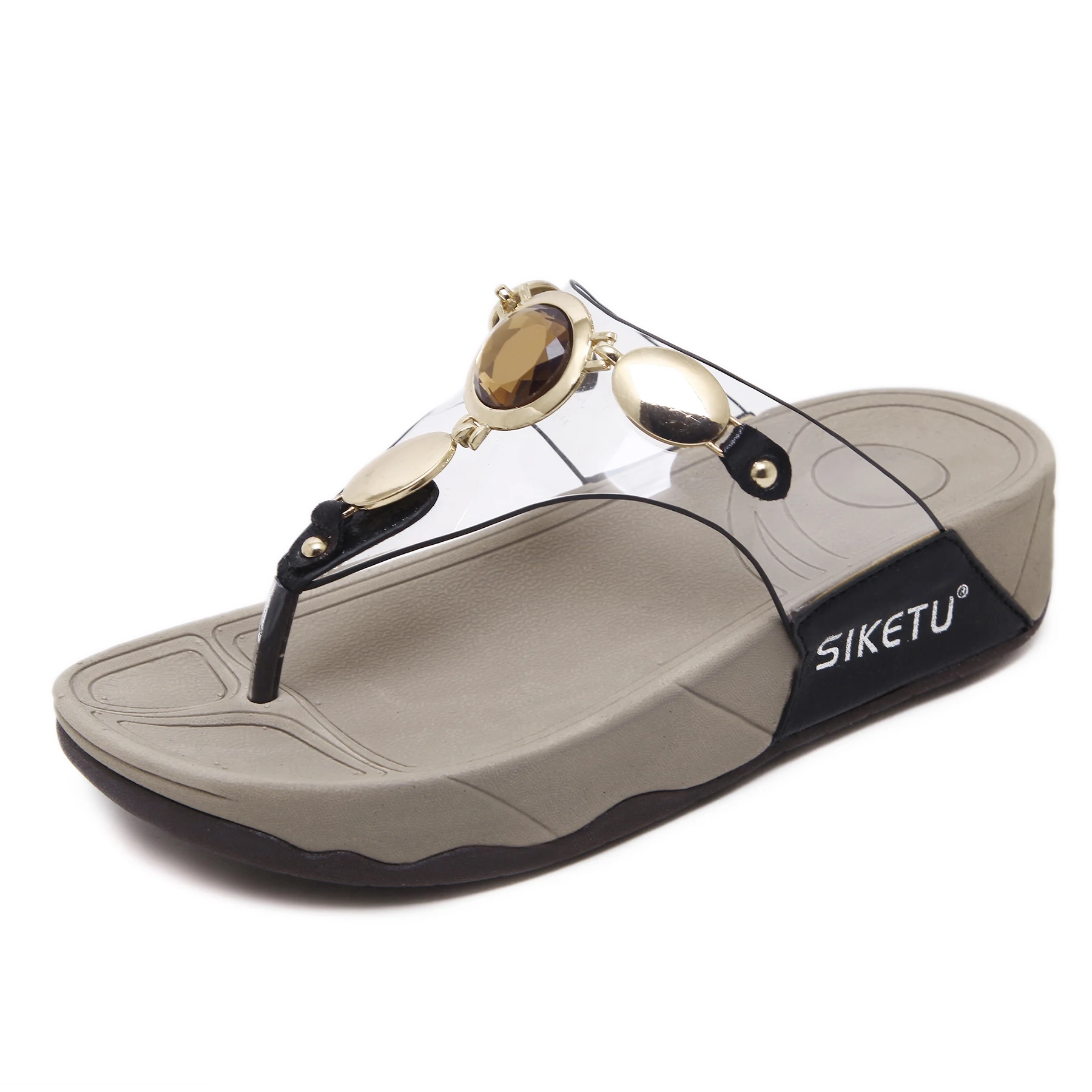 

Summer Hot Sell Fashion Slip On Casual Sandals For Women And Ladies