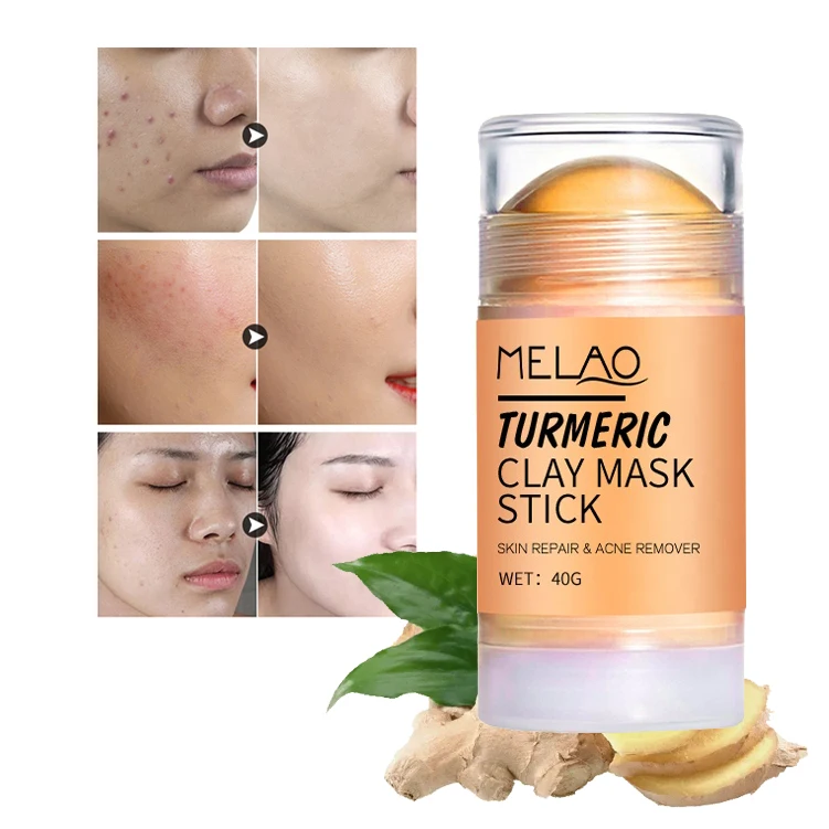 

Private Label Natural Organic Effective Deep Cleansing Pore Detox Moisturizing Turmeric Clay Mud Mask Stick