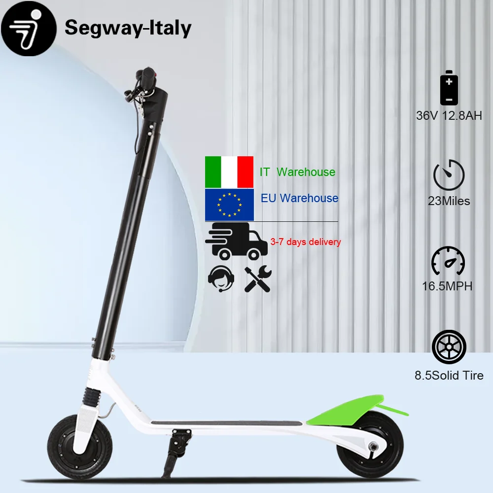 

UK/EU Stock 8.5Inch Dual Tire Free Shipping Electric Scooters 16.5MPH Powerful Electric Scooter Escooter With Sharing APP 12.8Ah