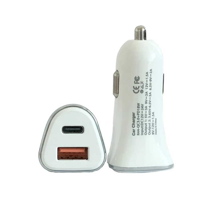 

Hot Selling Universal Fast Dual Usb Car Charger For Mobile Phones Car Adapter, Black white customized