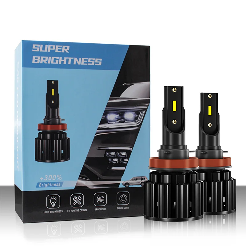 S8 40W Car headlight H4 H1 H7 H11 LED Bulbs Headlamps 80W 8000lm HB3 HB4 6000K 12V 24V Fog light LED Auto Lamp