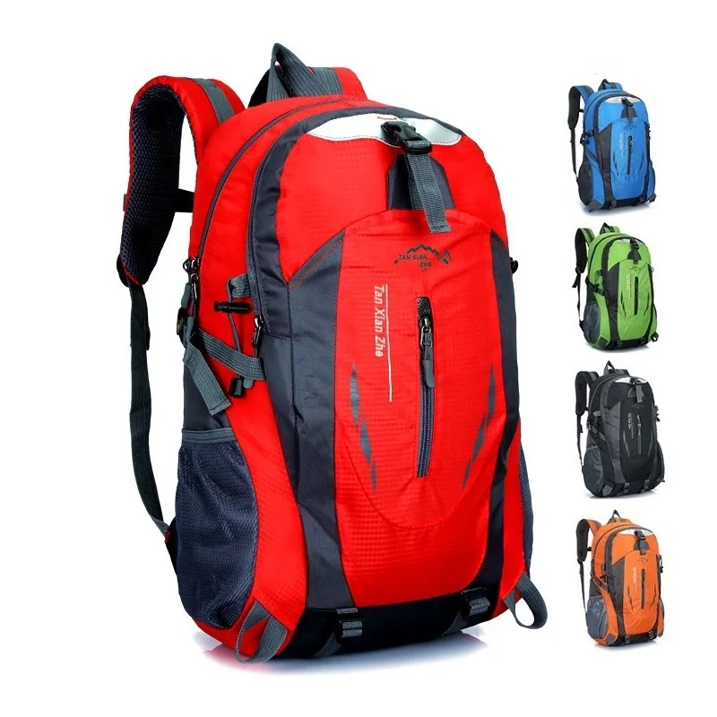 

multifunction factory wholesale waterproof outdoor sport lightweight foldable bagpack trekking camping hiking climbing backpack, 5 colors
