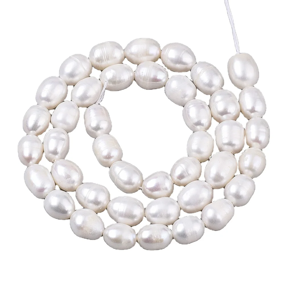 

PandaHall Rice Natural Cultured Freshwater Pearl Beads for Necklace