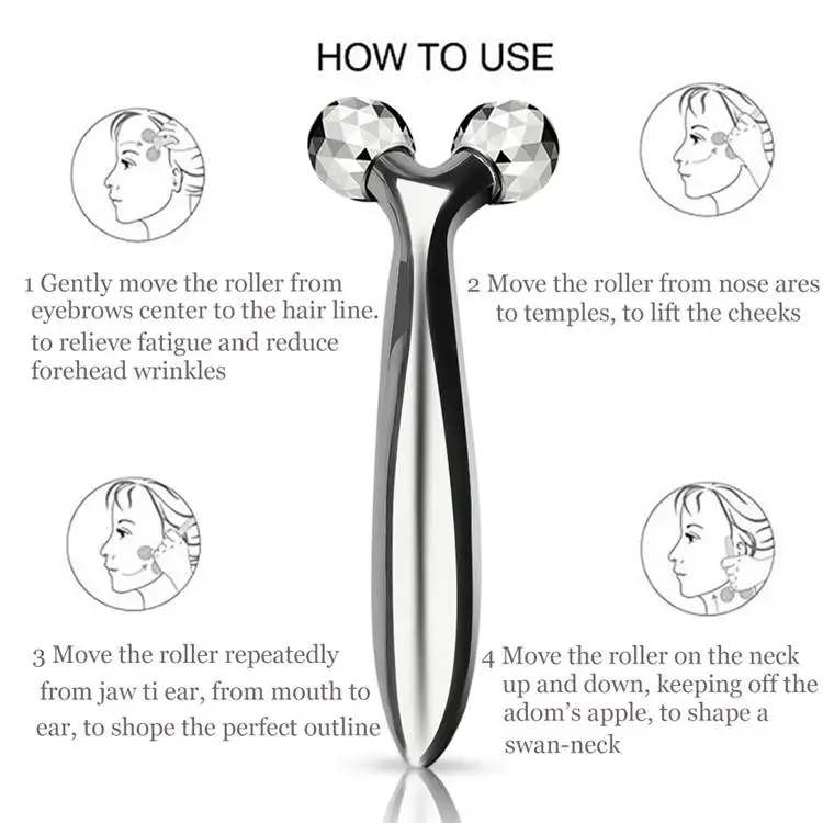 
Suitable and convenient for massaging face electronic vibrating facial massager for sale 