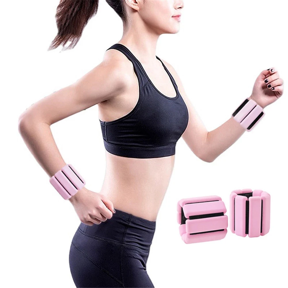 

Adjustable Gym Lifting Silicone Ankle Hand Wrist Weights Bracelet Bangles