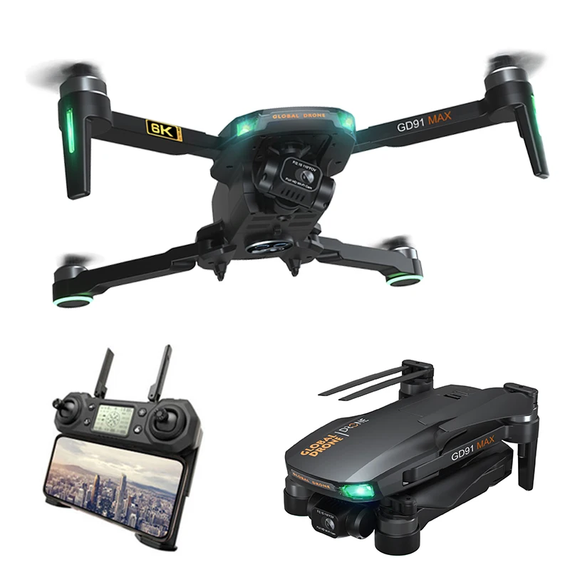 Gd91 Max Global Drone Radio Control Drone Cameras 6k Gps Long Range 3