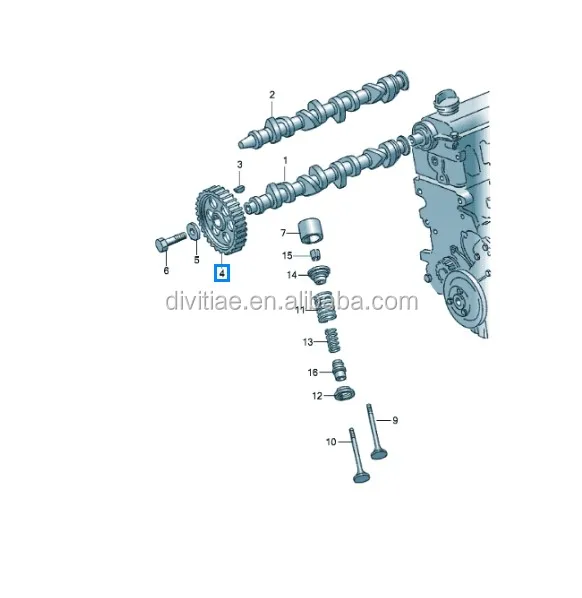 06a109105d Toothed Belt Pulley Camshaft Gear For Audi A4 A6 Vw Golf