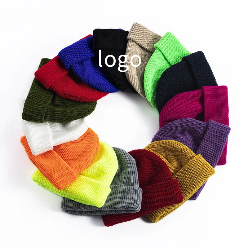 

Custom LOGO Embroidered Fashion Beanie Printed Winter Beanie Hats For Women