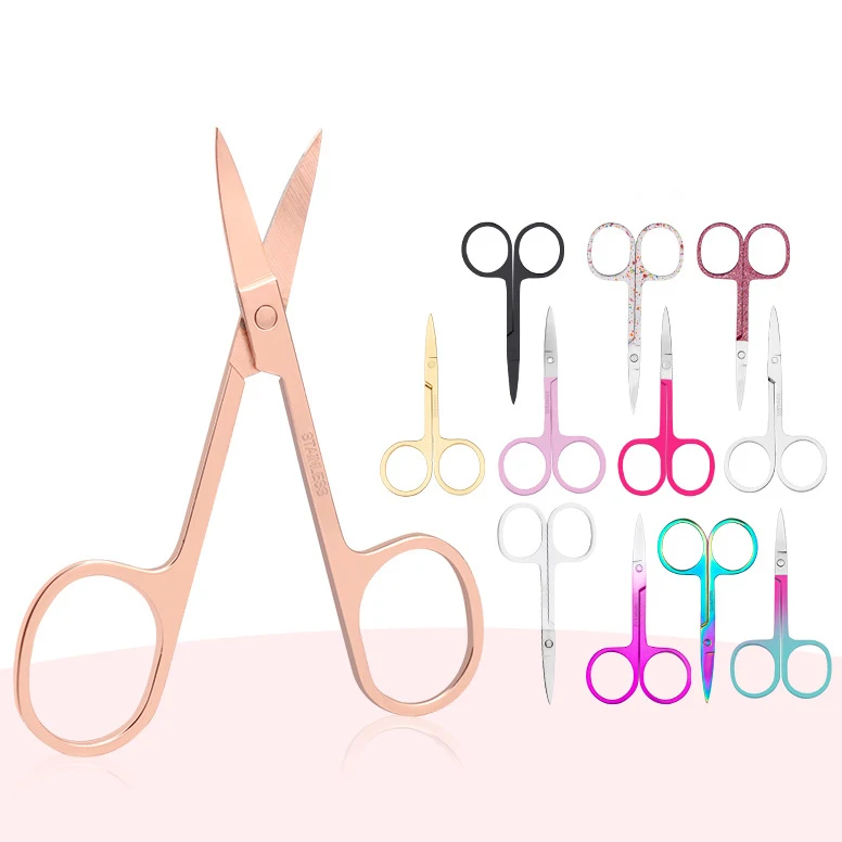 

Eyelash scissors custom with logo eyelash scissors bulk pink eyelash scissors private label, A variety of color