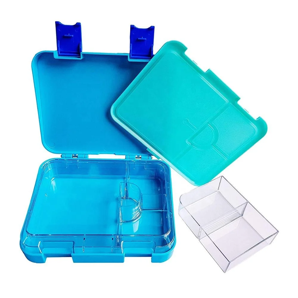 

Clamshell portable bento box heated plastic lunch box with lock travel special transparent lunch box