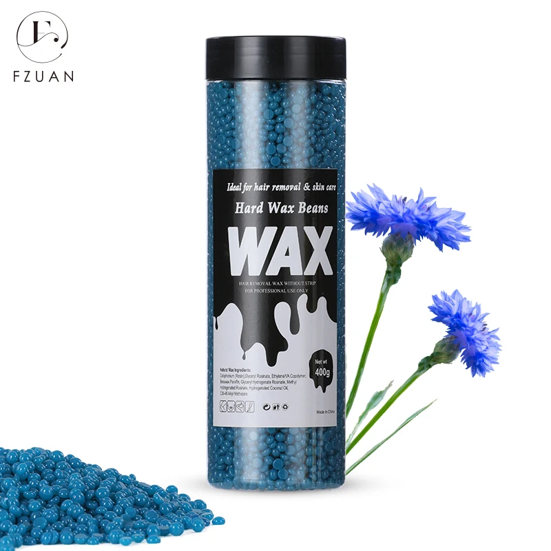 

hard wax beans 400g/canning women men 10 Flavor Body Hair Removal Hard Wax Beans