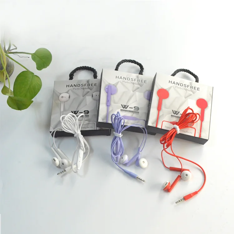 

High Quality Earbuds 3.5mm Cheap Earphones Headset Colorful New Design