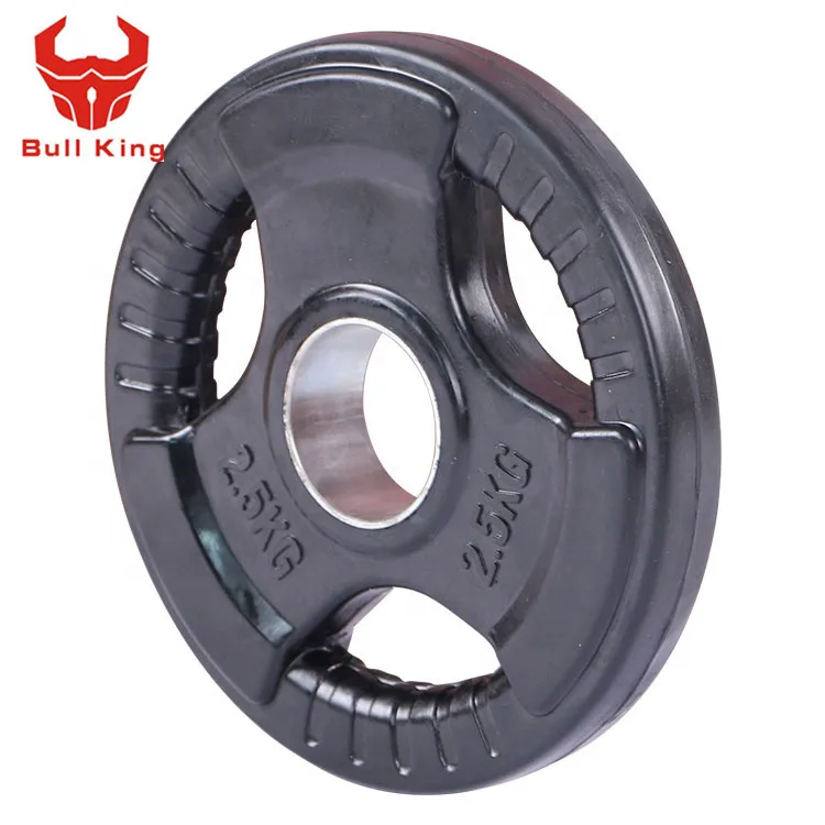 

cheap Fitness Weight Lifting Disc Plate Gym Rubber Weight Plates, Black