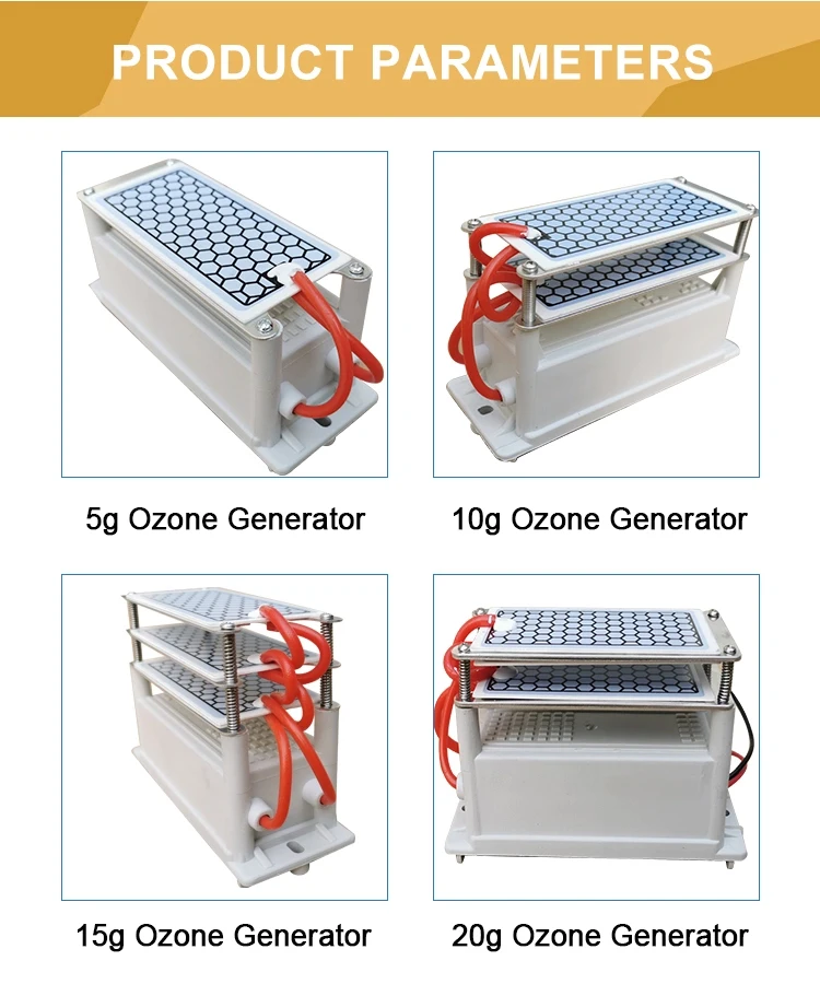 CE EMC Certification Ozone Generator 220V 15g/h home Air Purifier Ozonizador Ozonator