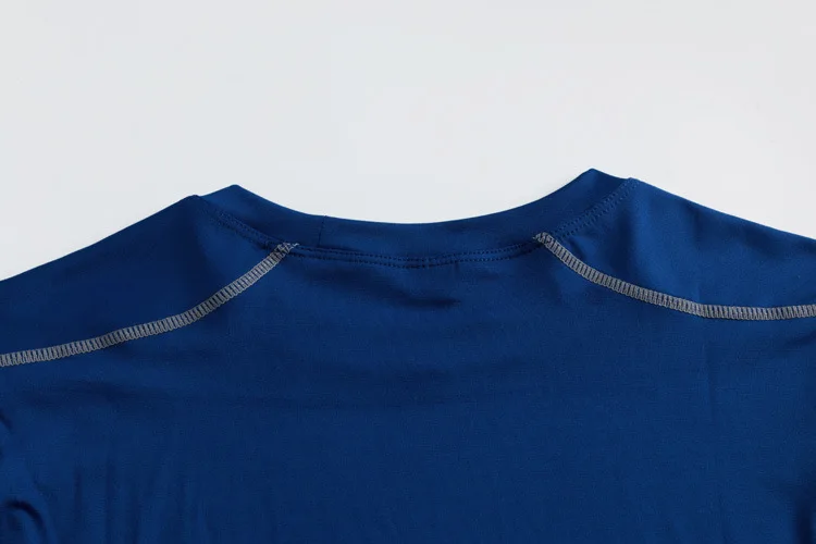 
Custom sublime print no logo solid neon color white grey blue gym wear training athletic work men running t shirt without label 