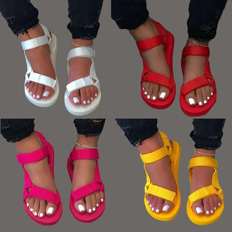 

2021 Sandals Women New Release Fashion Casual Shoes Ladies Shoes Slides Summer Peep Toe Shoes outdoor slippers for women sandals, Pictures