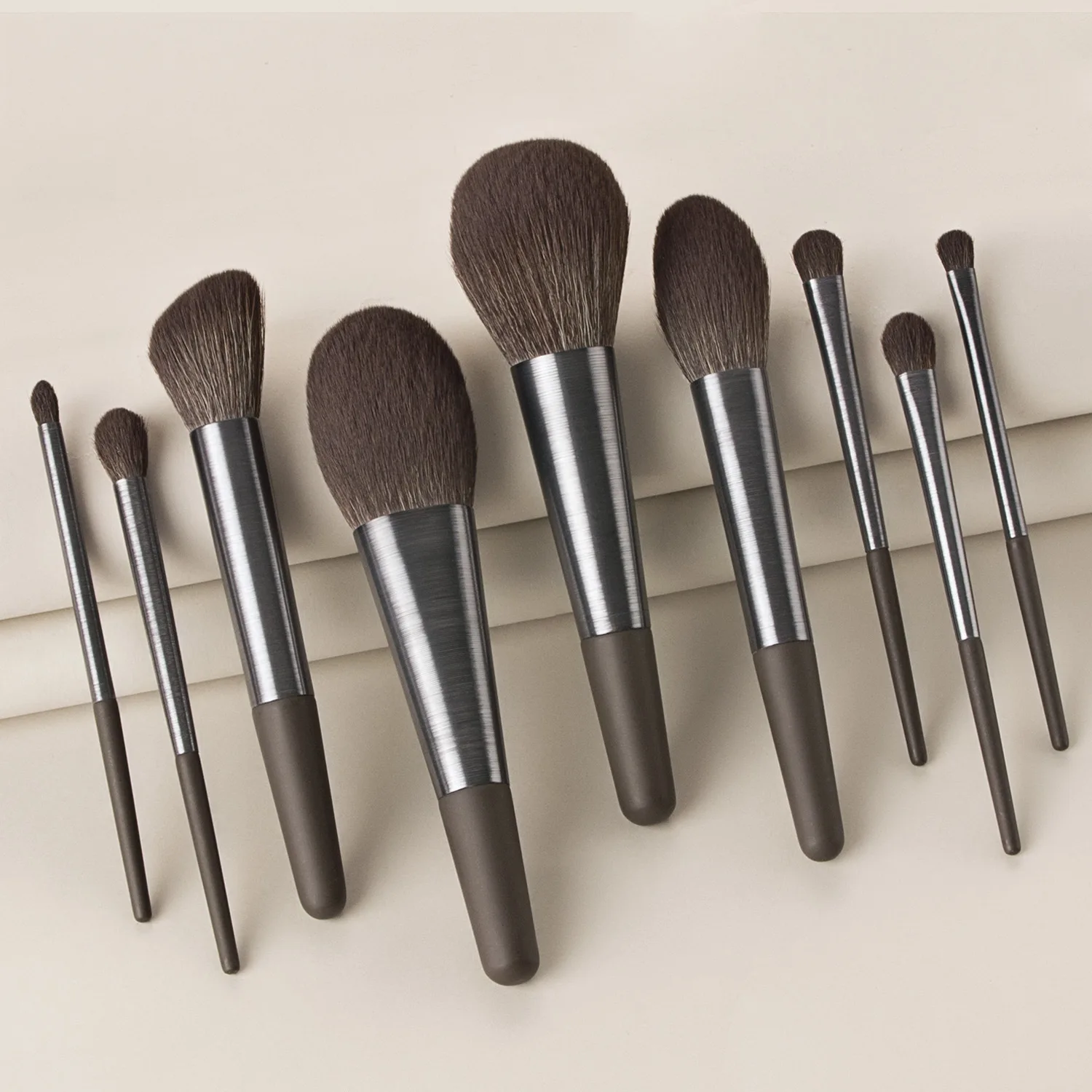 

Professional Luxury Black 15 Pcs PU Soft Hair Cosmetics Maquillaje Private Label Makeup Brush Set