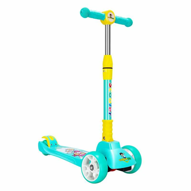 

2021 new style 4 PU wheel children kick scooter kids scooter for sale