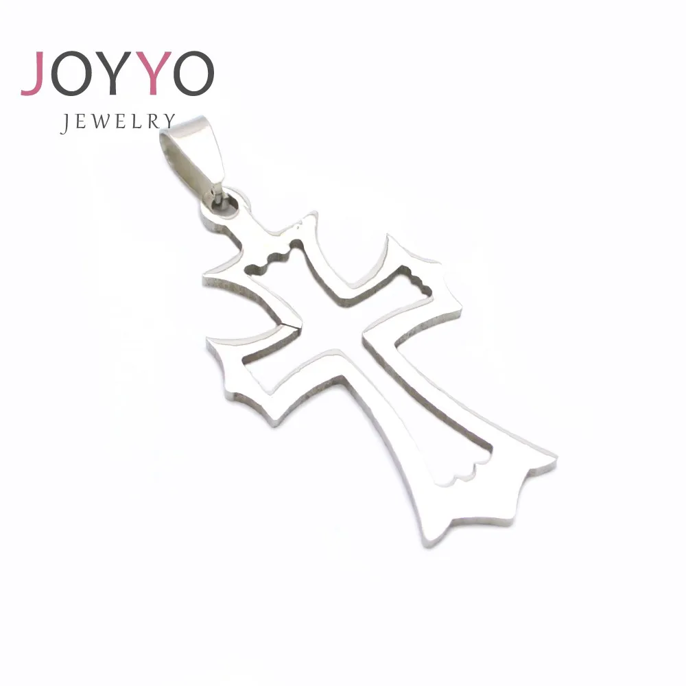 

High quality classic jewelry Jesus cross pendant christian hollow pendants