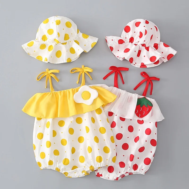 

Baby clothes Summer baby jumpsuit Thin outing suit