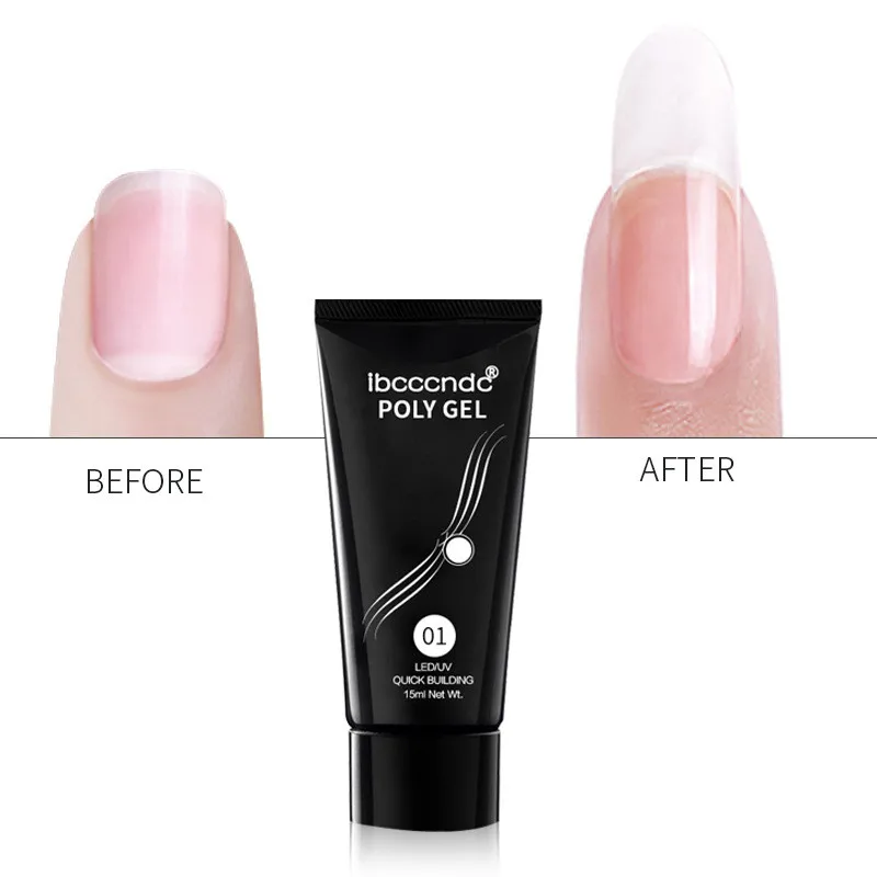 

Winter nail colors 2020 Free sample private label quick building nail gel polish/ uv nail polish art poly gel, 9 colors