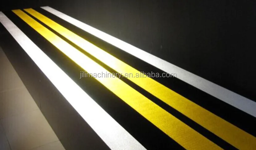 Fire Heating White/yellow Preformed Thermoplastic Road Marking Tape ...