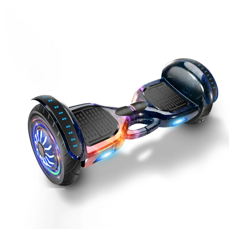 

10 Inch Bluetooth Music Led Light Two Wheel Smart Self-balancing Scooter cheap electric hoverboard for kids
