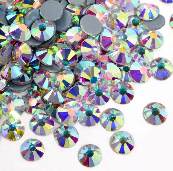 

factory directly sell high quality ss3-ss50 and colorful crystal hot-fix rhinestone for clothing, Please refer to our color card