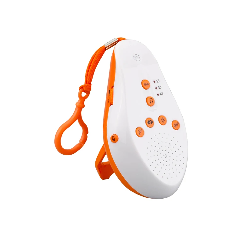 

2020 Sleep Sound Machine Speaker with White Noise, and Ocean Sounds for Sleep and Sound Masking for gift, Orange or customized