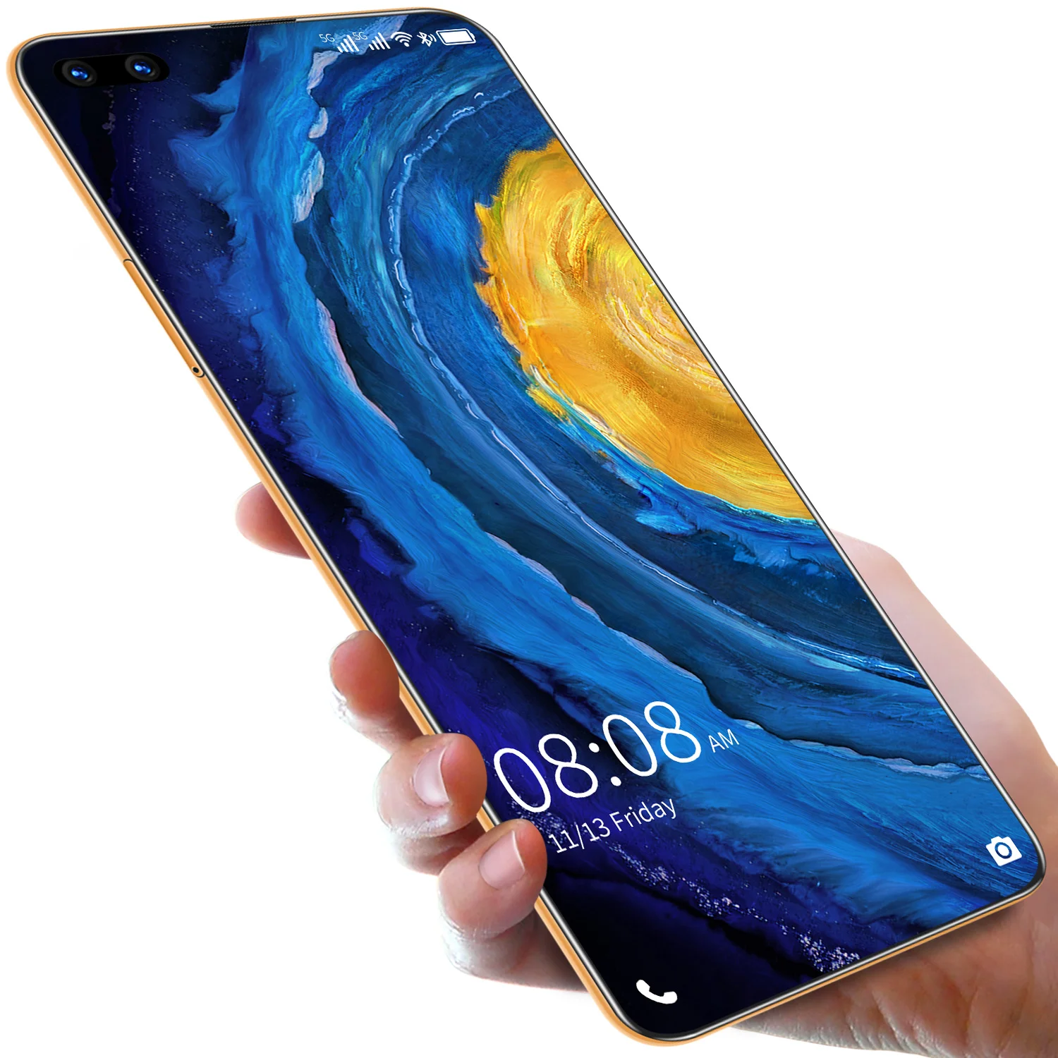 

Top selling Mate40pro+ 7.3inch touch big screen 8+256GB Face unlock android OEM smartphone
