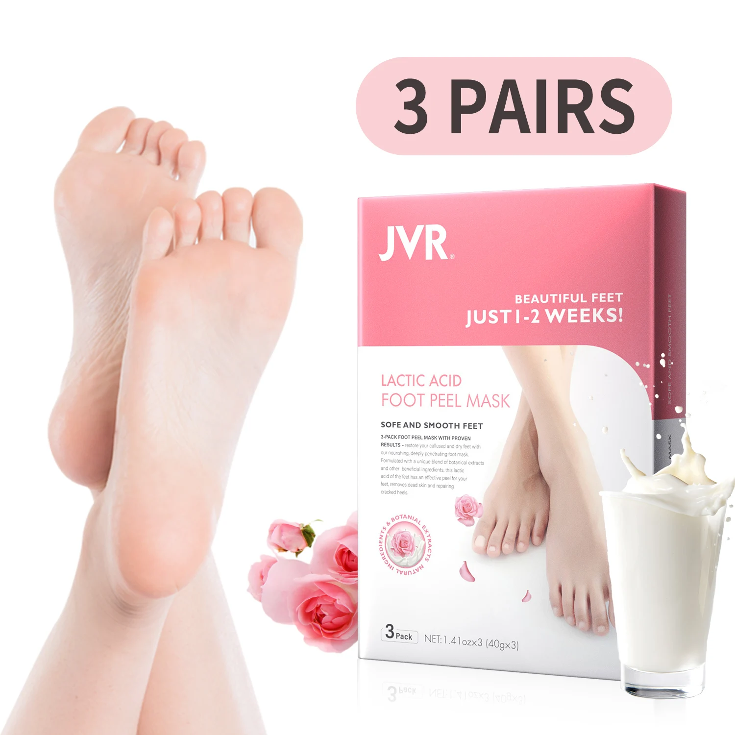 

Wholesale Private Label Nouishing Moisturizing Exfoliating Baby Soft Smooth Feet Peeling Foot Care Mask