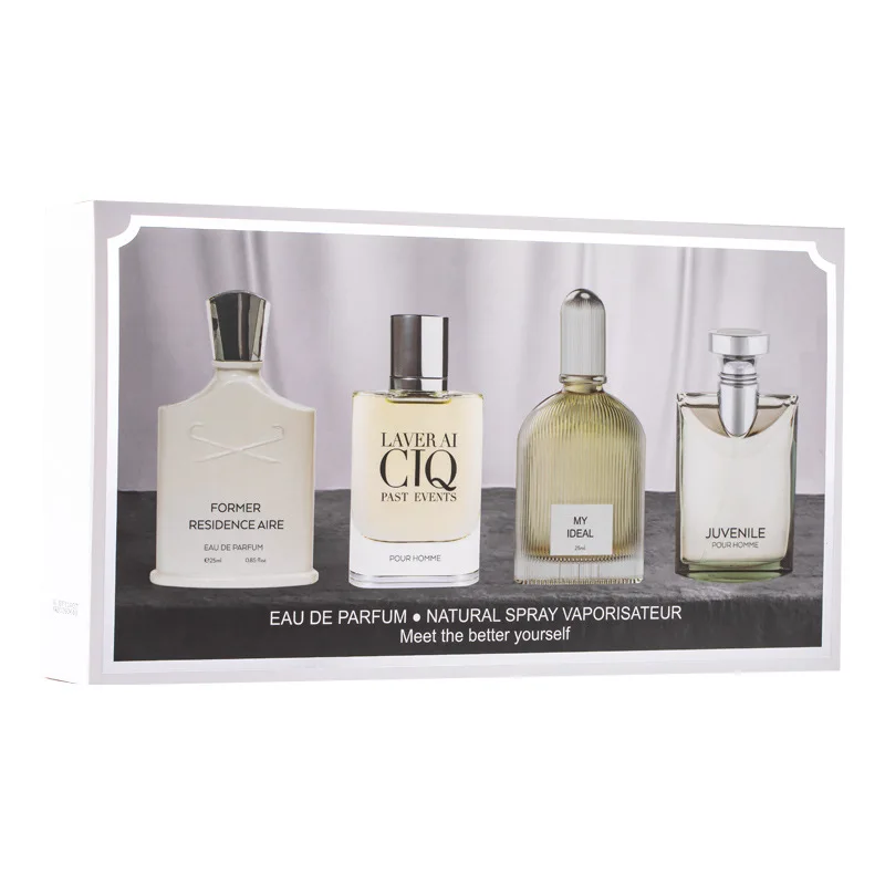 

New Long Lasting Perfume Set 25ml*4 High Quality Water Perfume Fragrance For Men