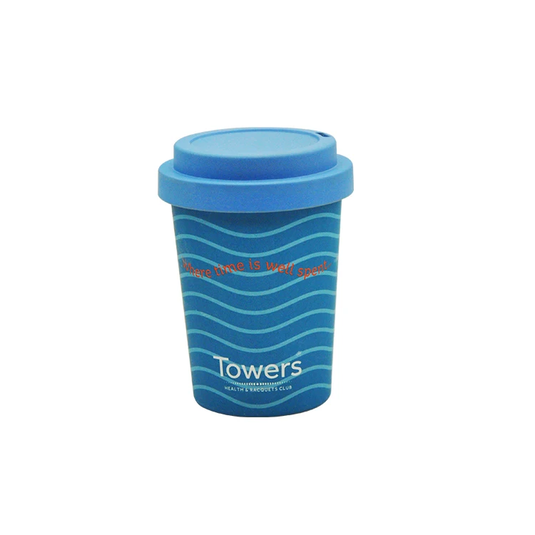 

Natural eco tea bamboo fiber mug reusable travel to go coffee mug, As picture